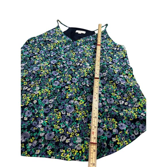 Loft Outlet Floral Sleeveless Blouse MP Petite Polyester - Picture 7 of 9